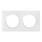  Plaque carre dooxie 2 postes 