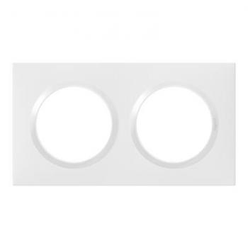  Plaque carre dooxie 2 postes 