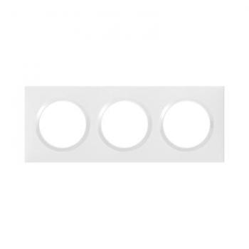  Plaque carre dooxie 3 postes 