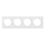  Plaque carre dooxie 4 postes 