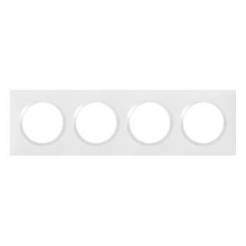  Plaque carre dooxie 4 postes 