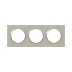  Plaque carre dooxie 3 postes 