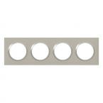  Plaque carre dooxie 4 postes 
