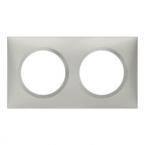  Plaque carre dooxie 2 postes 