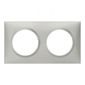  Plaque carre dooxie 2 postes 