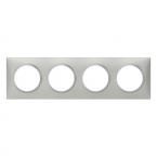  Plaque carre dooxie 4 postes 