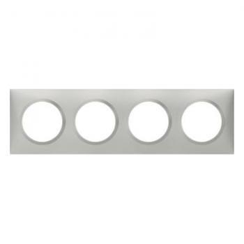  Plaque carre dooxie 4 postes 