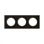  Plaque carre dooxie 3 postes 