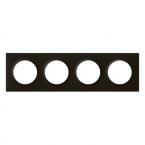  Plaque carre dooxie 4 postes 
