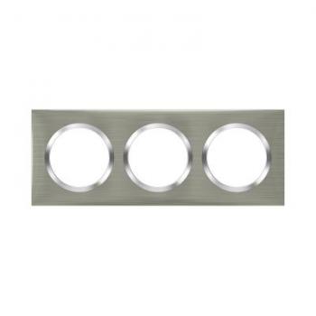 Plaque carre dooxie 3 postes 