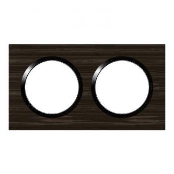  Plaque carre dooxie 2 postes 