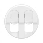  Enjoliveur prise double RJ45 C 