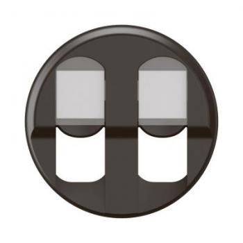  Enjoliveur prise double RJ45 C 