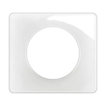  PLAQUE 1P BLANC EMAILLE 