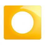  PLAQUE 1P JAUNE SAFRAN 