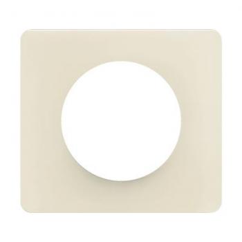  Plaque 1P BLANC AMANDE 