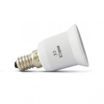  ADAPTATEUR BASE CULOT E14 VERS 
