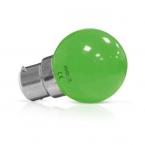  LED 1W BULB B22 VERTE BLISTER 