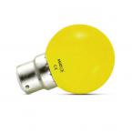  LED 1W BULB B22 JAUNE BOITE 