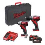  Ensemble de 2 outils 18V Milwa 