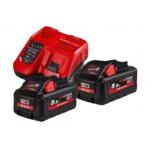  Pack Energie 18V Milwaukee M18 
