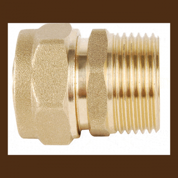  Raccord laiton  visser M1"-PE 