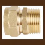  Raccord laiton  visser M1"-PE 