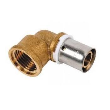  Coude femelle  sertir 1/2" PE 