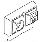  Prise 2P+T + prise RJ45 Cat.5e 
