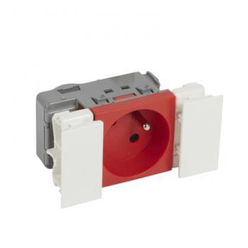  Prise 2P+T Logix - 2 modules - 