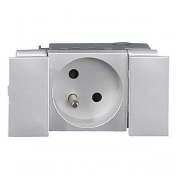  Prise 2P+T Logix - 2 modules - 