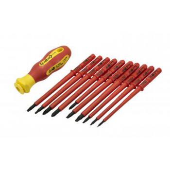  Trousse tournevis lame interch 