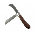  Couteau 2 lames manche bois 