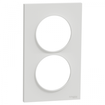  ODACE PLAQUE VERT.2P ENTR.57mm 