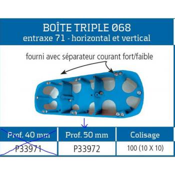  BOITE TRIPLE BBC ENTRAXE 71 PR 