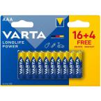  PILES LONGLIFE POWER AAA/LR03 