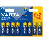  PILES LONGLIFE POWER AA/LR06 