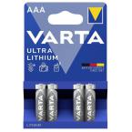  PILE 6103 X4 LITHIUM 1,5V LR03 