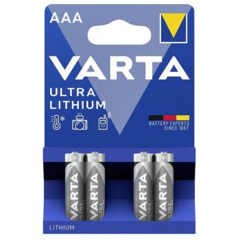  PILE 6103 X4 LITHIUM 1,5V LR03 