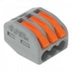  Borne WAGO 222 3x4mm  levier 
